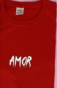 Футболка червона Amor  6386 фото