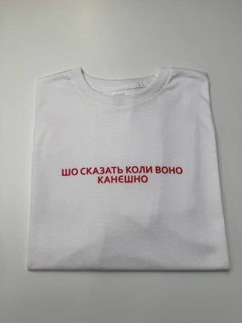 Футболка *Шо сказать коли воно канєшно* 8462 фото